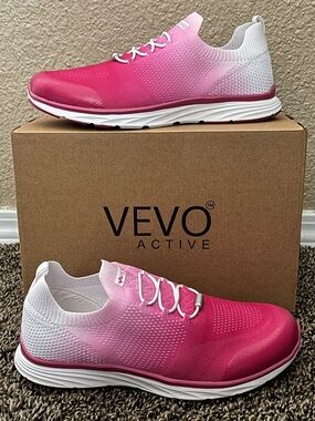 Vevo Active Women's Steffi Slip-On Sneaker Pink Color Shoes Size-9W